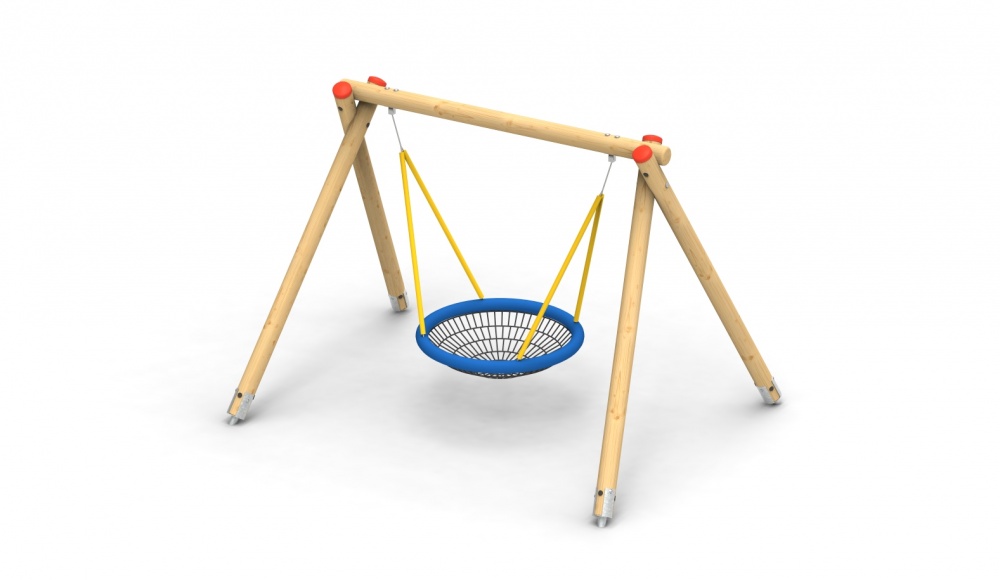 Houpačka WOOD ptačí hnízdo